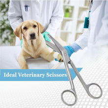Load image into Gallery viewer, Left Handed Gauze Scissors 5.5" With Round Safe Blade Tip Design, Stainless Steel
