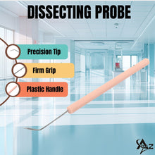 Load image into Gallery viewer, 12/Pack Plastic Handle Dissecting Dissection Teasing Needle Angled
