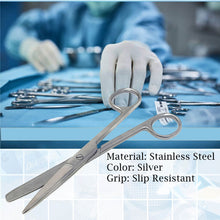 Load image into Gallery viewer, Lab Dissecting Scissors, Sharp/Blunt, 6.5", Straight, Stainless Steel
