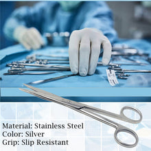 Load image into Gallery viewer, Lab Dissecting Scissors, Sharp/Sharp, 6.5", Straight, Stainless Steel
