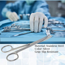 Load image into Gallery viewer, Lab Dissecting Scissors, Sharp/Blunt, 6.5", Curved, Stainless Steel
