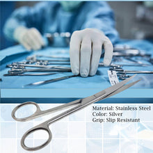 Load image into Gallery viewer, Lab Dissecting Scissors, Sharp/Sharp, 6.5", Curved, Stainless Steel
