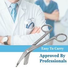 Load image into Gallery viewer, Left Handed Gauze Scissors 5.5" With Round Safe Blade Tip Design, Stainless Steel

