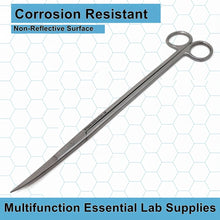 Load image into Gallery viewer, Fine Point Large Dissecting Scissors 12" Curved, Stainless Steel
