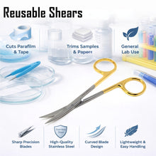 Load image into Gallery viewer, TC Dissecting Iris Sharp Fine Point Scissors, 4.5", Curved
