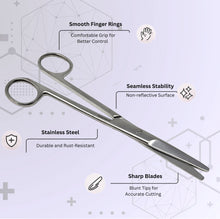 Load image into Gallery viewer, Mayo Dissecting Blunt Scissors 6.75", Straight, Stainless Steel
