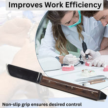 Load image into Gallery viewer, Wooden handle Plaster Alignate Knife #12R, Stainless Steel
