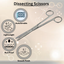 Load image into Gallery viewer, Mayo Dissecting Blunt Scissors 6.75", Straight, Stainless Steel
