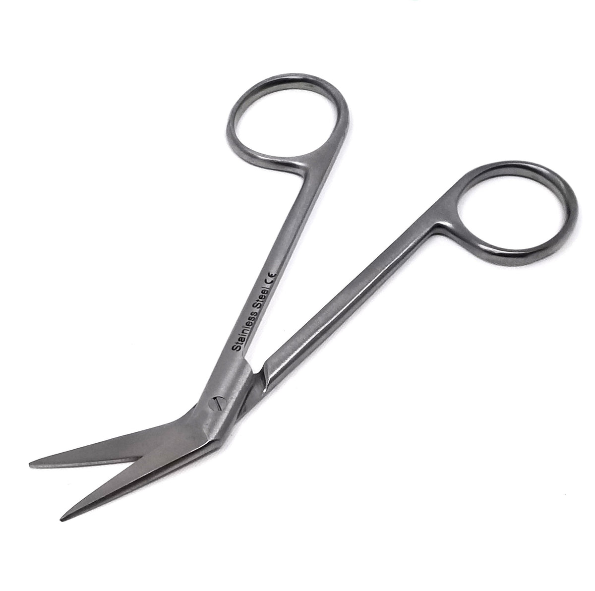Scissors For Lab Use Micro Dissecting IRIS Lab Scissors Angled Blades 4.5
