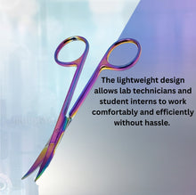 Load image into Gallery viewer, Micro Dissecting IRIS Lab Scissors 4.5" Curved Stainless Steel Shears, Multi
