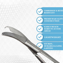 Load image into Gallery viewer, Northbent Suture Stitch Scissors 5.5" with Curved One Hook Blade, Stainless Steel
