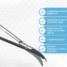 Load image into Gallery viewer, Northbent Suture Stitch Scissors 4.5" with Curved One Hook Blade, Stainless Steel
