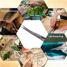 Load image into Gallery viewer, Micro Dissecting Lab Scissors Sharp Fine Points 4" Curved Stainless Steel Shears
