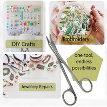 Load image into Gallery viewer, Steven Tenotomy Scissors 4.5" Curved, Stainless Steel
