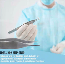 Load image into Gallery viewer, Adson Dressing Serrated Forceps 4.75", Straight Tweezers, Stainless Steel

