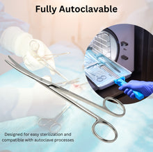Load image into Gallery viewer, Metzenbaum Lab Dissecting Scissors, 5.75", Curved Blades, Stainless Steel
