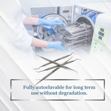 Load image into Gallery viewer, 4 Piece Assorted Stainless Steel Dental Tool Pick Set Double Ended Scalers Oral Hygiene Kit
