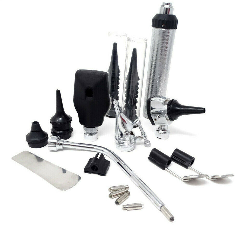 Premium ENT Inspection Diagnostic Otoscope,Ophthalmoscope set W/Snelle ...