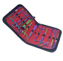 Load image into Gallery viewer, 13 Pcs Dissecting Instruments w/ Farabeuf Retractor Multi Titanium Kit in a Case
