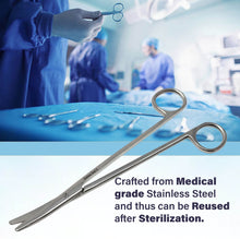 Load image into Gallery viewer, Metzenbaum Scissors Lab Dissecting 7" Shears, Curved Blades, Stainless Steel
