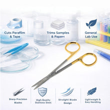 Load image into Gallery viewer, TC Dissecting Iris Sharp Fine Point Scissors, 4.5", Straight
