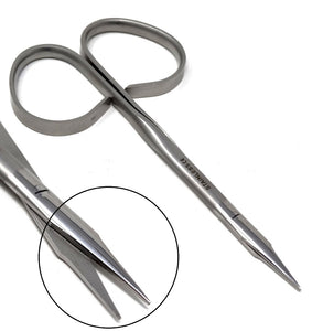 Ribbon Type Handle Steven Tenotomy Scissors 4" Straight