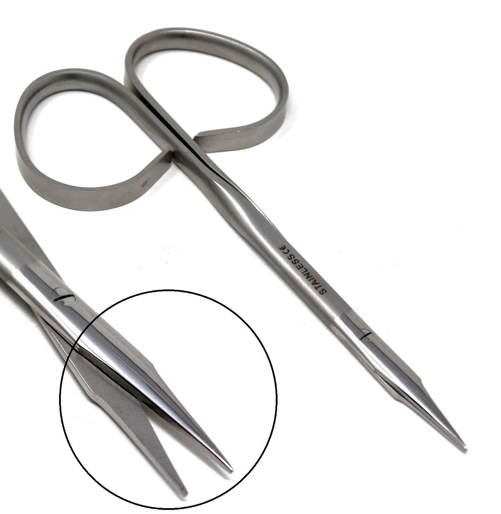 Ribbon Type Handle Steven Tenotomy Scissors 4