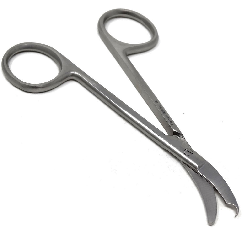 Premium Suture Northbent Stitch Curved Scissors 4.5