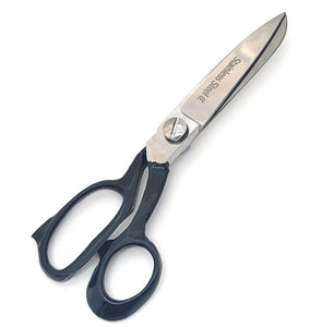 8 inch Long Heavy Duty Stainless Steel Tailor Scissors for Sewing Needs Black Handle