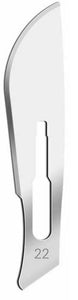 #22 Disposable Scalpel Blades 100/box , Sterile, Carbon Steel Blade
