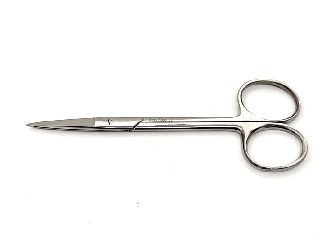 Gold Handle Dissecting Iris Sharp Fine Point Scissors 4.5