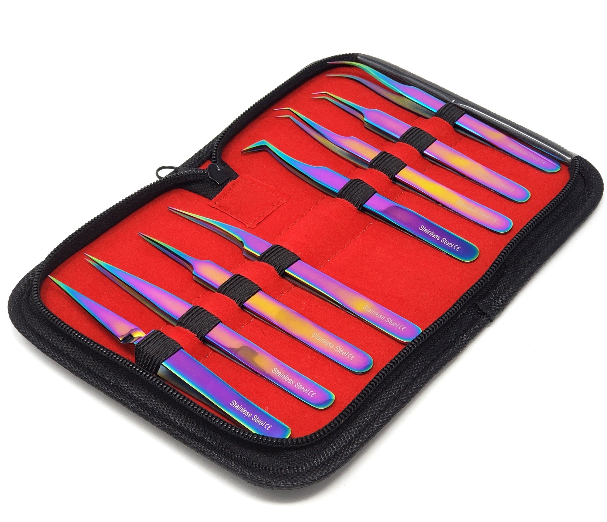 4PCS TWEEZERS SET with Rubber Tip Stainless Steel Tweezers Kit for  Repairing⟸ $21.78 - PicClick AU