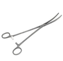 Load image into Gallery viewer, Pean Full Serrated Hemostat Forceps 10&quot;, Curved, Stainless Steel
