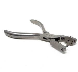 6-1/2" Hole Punching Pliers with Different Sizes 0.8mm-2mm Round Holes Jewelry Making Leather and Plastic Punch Pliers