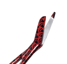 Load image into Gallery viewer, Stainless Steel 5.5&quot; Bandage Lister Scissors for Nurses &amp; Students Gift, Red Black Paws
