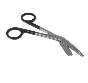 Black Handle Color Lister Bandage Scissors 5.5", Stainless Steel