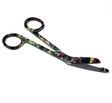 Load image into Gallery viewer, Camouflage Full Pattern Color Lister Bandage Scissors 5.5&quot; ( 14cm), Stainless Steel
