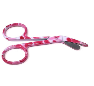 Stainless Steel 3.5" Bandage Lister Scissors for Nurses & Students Gift, Pink Hearts