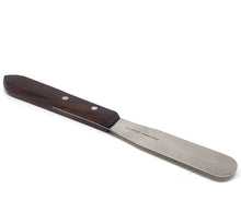 Load image into Gallery viewer, Stainless Steel Lab Spatula with Wooden Handle, 3&quot; Blade, 0.62&quot; Blade Width, 7&quot; Total Length
