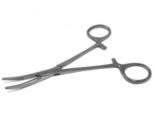 Load image into Gallery viewer, Kelly Hemostat Forceps 5.5&quot; Half Serrated Curved Jaws, Stainless Steel, Silver
