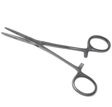 Load image into Gallery viewer, Kelly Hemostat Forceps 5.5&quot; Half Serrated Straight Jaws, Stainless Steel, Silver
