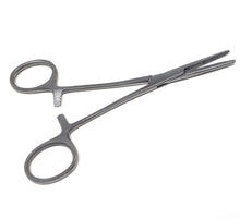 Load image into Gallery viewer, Kelly Hemostat Forceps 5.5&quot; Half Serrated Straight Jaws, Stainless Steel, Silver
