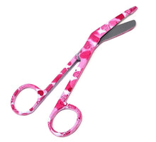 Load image into Gallery viewer, Stainless Steel 5.5&quot; Bandage Lister Scissors for Nurses &amp; Students Gift, Pink Hearts

