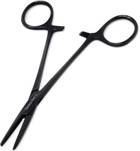 Load image into Gallery viewer, Tactical Hemostat Forceps 5&quot; (12.7cm) Straight with full Serrated Jaws

