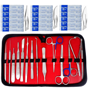 45 Pcs Comprehensive Lab Dissection Kit for Instructors & Student With Carrying Case
