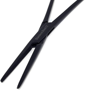 Tactical Hemostat Forceps 5.5" (14cm) Straight with Full Serrated Jaws