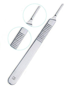 Premium Quality Scalpel Handle #3, Stainless Steel ( Fits Size 9-16 Scalpel Blades )