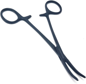 Tactical Hemostat Forceps 5.5" (14cm) Curved with Full Serrated Jaws