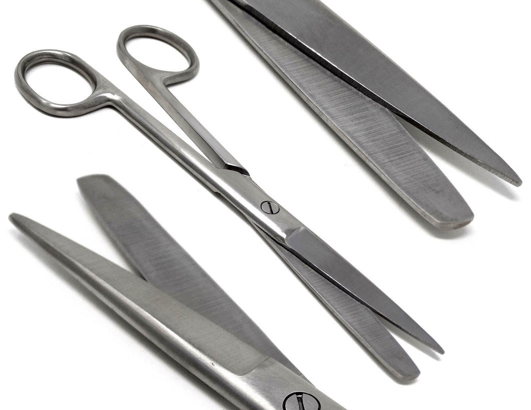 Lab Dissecting Scissors, Sharp/Blunt, 6.5