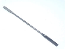Load image into Gallery viewer, Stainless Steel Double Ended Micro Lab Spatula Sampler, Square &amp; Round End, 9&quot; Length
